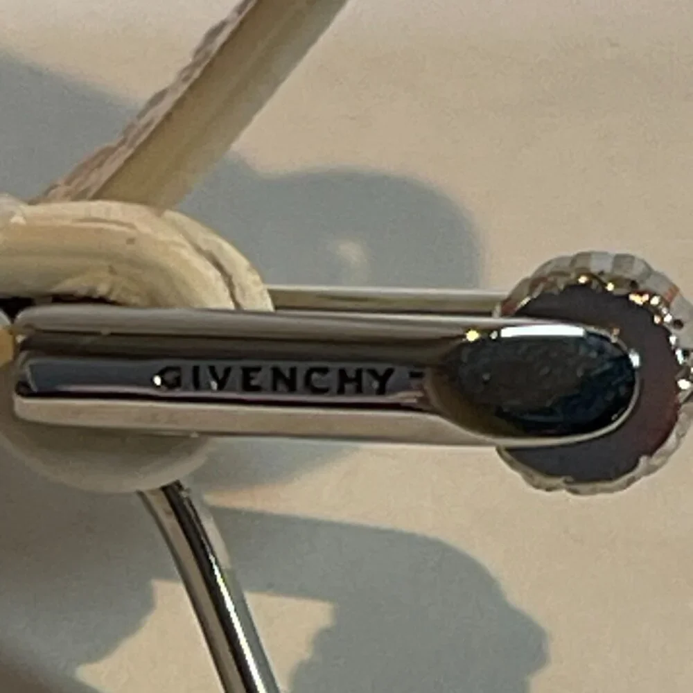Givenchy White Leather Voyou Bracelet - NWOT